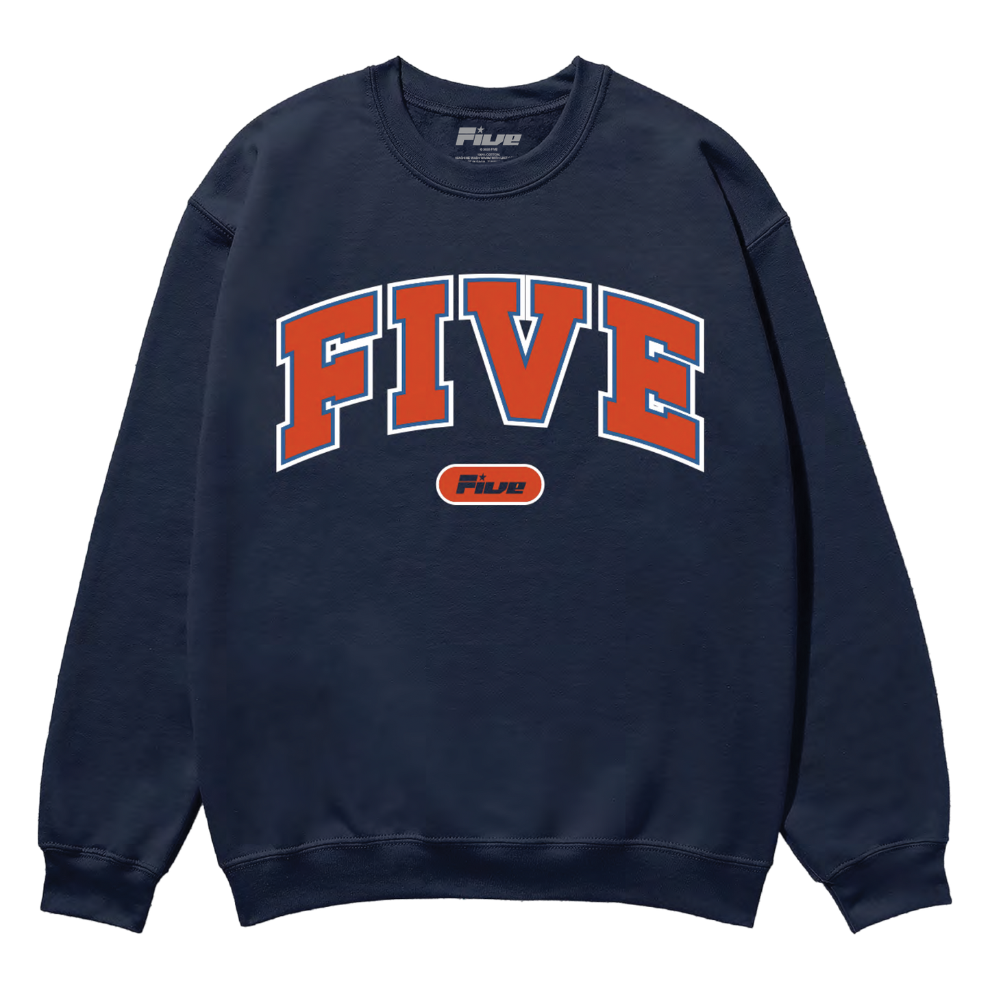 FIVE Navy Crewneck