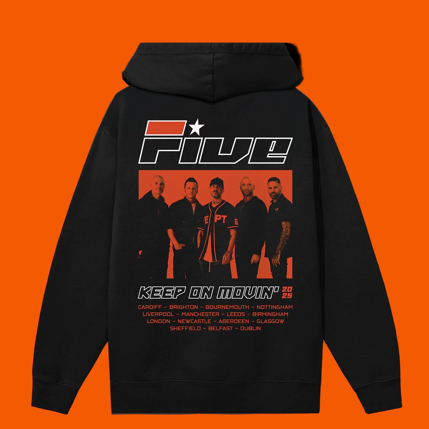 Logo Dateback Black Hoodie