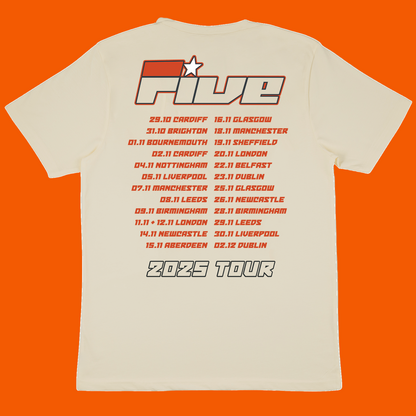 Keep on Movin' Natural Dateback Tour Tee