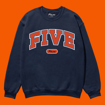 FIVE Navy Crewneck