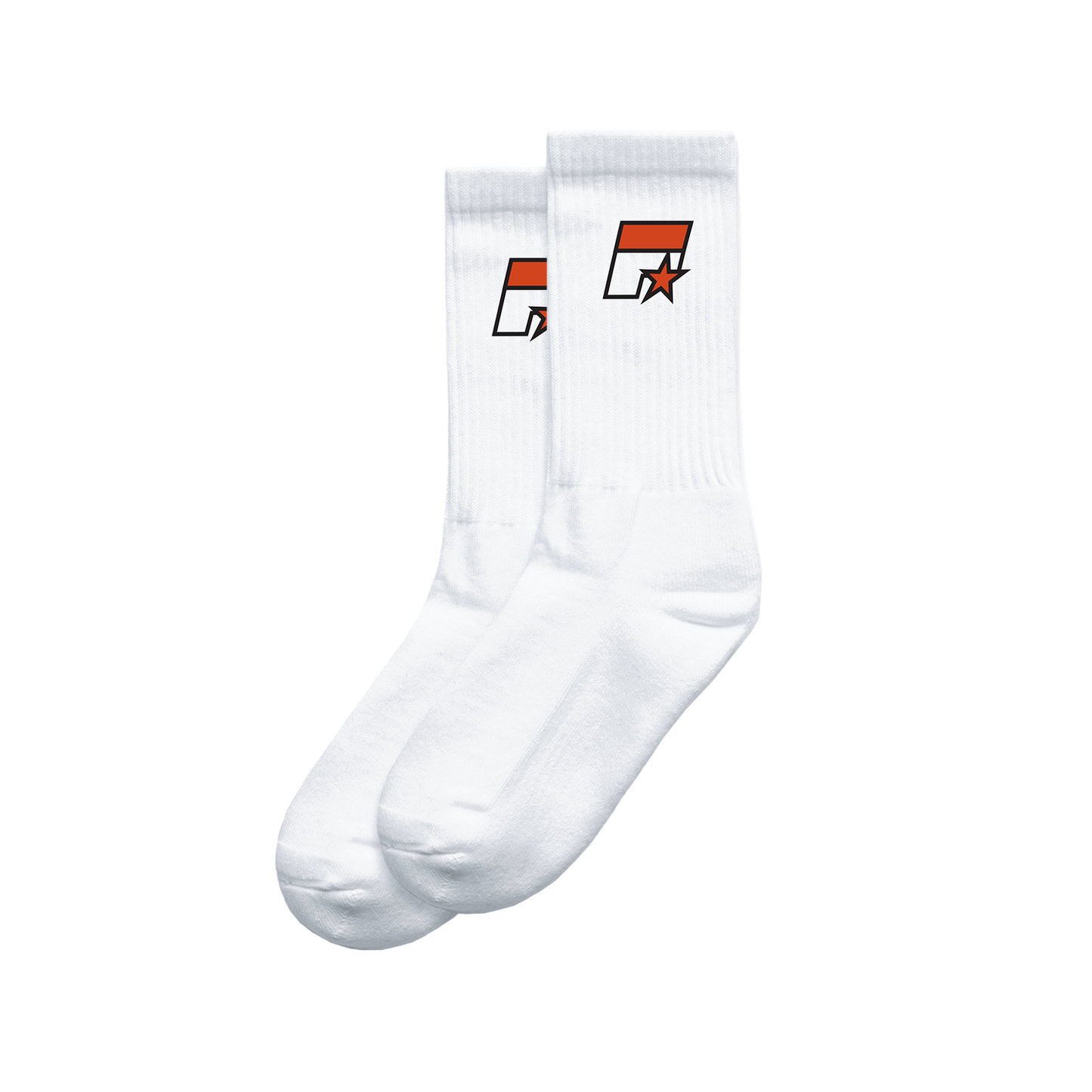 FIVE Embroidered Logo Socks