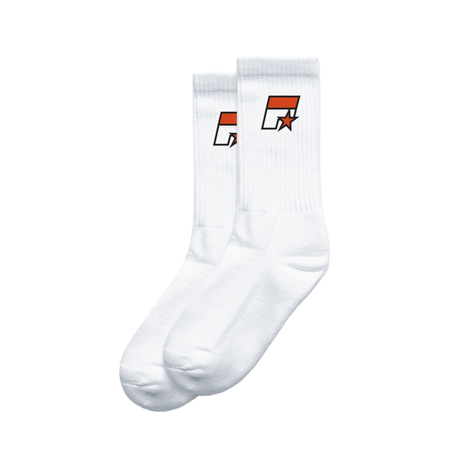 FIVE Embroidered Logo Socks