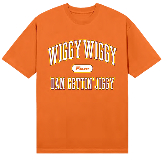 Dam Gettin' Jiggy Orange T-Shirt