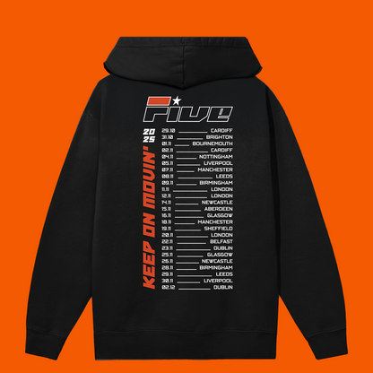 Outline Photo Dateback Black Hoodie