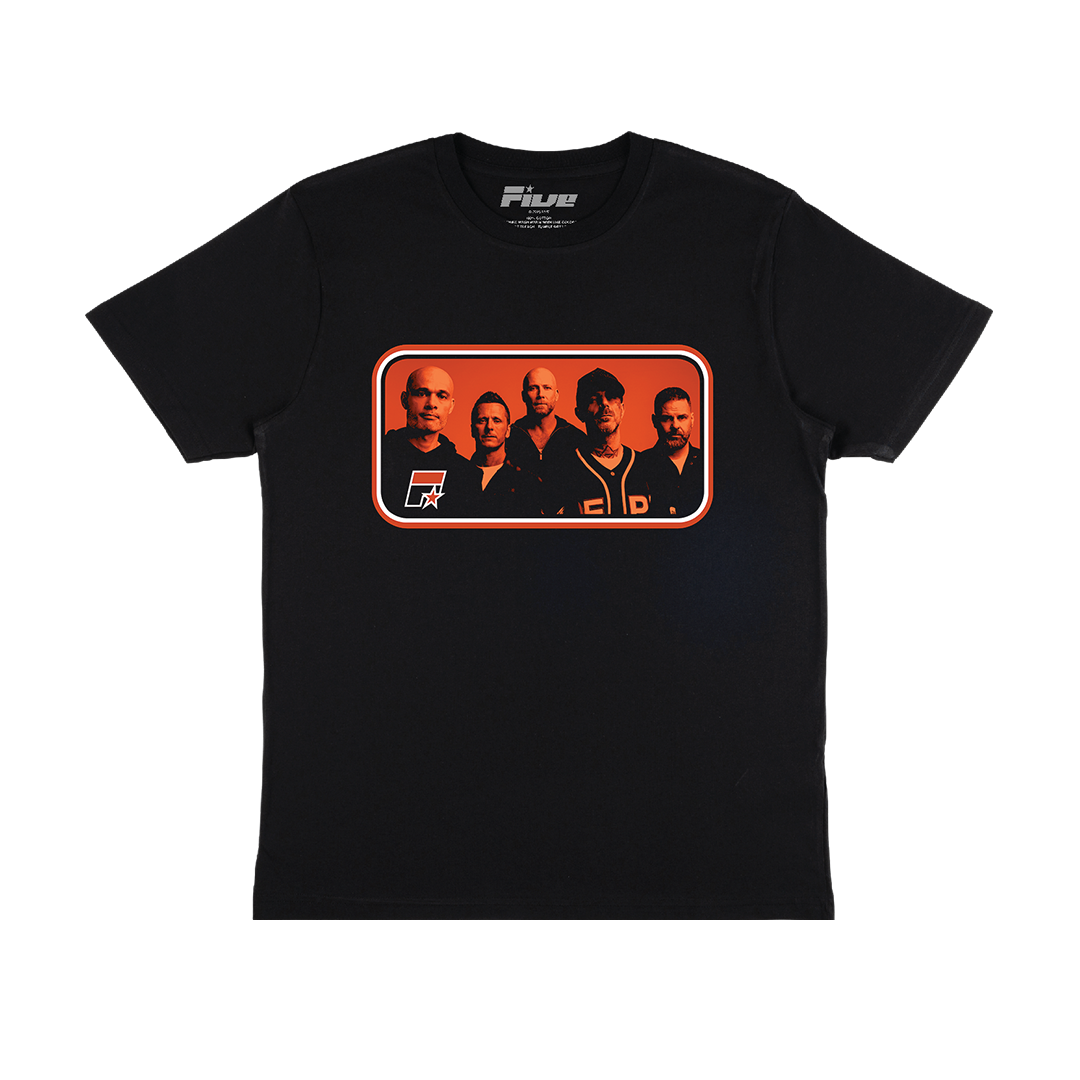 Stripe Photo Dateback 2026 Black Tee
