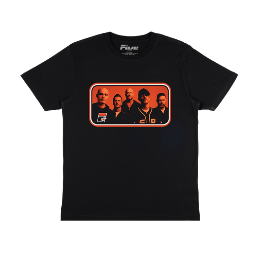Stripe Photo Dateback 2026 Black Tee